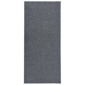 Alfombra de pasillo atrapa suciedad 100x250 cm gris de vidaXL, Alfombras - Ref: Foro24-327177, Precio: 57,57 €, Descuento: %