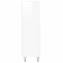 Glossy white plywood bathroom cabinet 30x30x100 cm by vidaXL, bathroom vanities - Ref: Foro24-831558, Price: 58,60 €, Discoun...