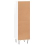 Armario de baño madera contrachapada blanco brillo 30x30x100 cm de vidaXL, Tocadores de baño - Ref: Foro24-831558, Precio: 58...