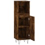 Smoked oak plywood bathroom cabinet 30x30x100 cm by vidaXL, bathroom vanities - Ref: Foro24-831561, Price: 50,35 €, Discount: %