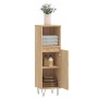 Sonoma oak plywood bathroom cabinet 30x30x100 cm by vidaXL, bathroom vanities - Ref: Foro24-831559, Price: 58,33 €, Discount: %