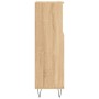 Armario de baño madera contrachapada roble Sonoma 30x30x100 cm de vidaXL, Tocadores de baño - Ref: Foro24-831559, Precio: 62,...