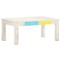 White solid mango wood coffee table 110x60x45 cm by vidaXL, Coffee table - Ref: Foro24-323555, Price: 102,09 €, Discount: %