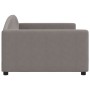 Sofá cama tela gris taupe 100x200 cm de vidaXL, Camas y somieres - Ref: Foro24-354119, Precio: 224,16 €, Descuento: %