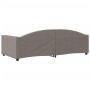 Sofá cama tela gris taupe 100x200 cm de vidaXL, Camas y somieres - Ref: Foro24-354119, Precio: 224,16 €, Descuento: %