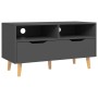 Gray engineered wood TV cabinet 90x40x48.5 cm by vidaXL, TV Furniture - Ref: Foro24-326779, Price: 95,46 €, Discount: %