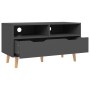 Gray engineered wood TV cabinet 90x40x48.5 cm by vidaXL, TV Furniture - Ref: Foro24-326779, Price: 95,46 €, Discount: %