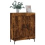 Sideboard aus geräuchertem Eichenholzwerkstoff, 69,5 x 34 x 90 cm von vidaXL, Sideboards - Ref: Foro24-830201, Preis: 77,99 €...