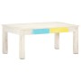 White solid mango wood coffee table 110x60x45 cm by vidaXL, Coffee table - Ref: Foro24-323555, Price: 102,09 €, Discount: %