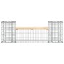 Gabion design garden bench solid pine wood 183x41x60.5 cm by vidaXL, garden benches - Ref: Foro24-834387, Price: 140,75 €, Di...