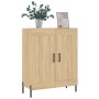 Aparador de madera de ingeniería roble Sonoma 69,5x34x90 cm de vidaXL, Aparadores - Ref: Foro24-830207, Precio: 60,39 €, Desc...