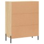 Aparador de madera de ingeniería roble Sonoma 69,5x34x90 cm de vidaXL, Aparadores - Ref: Foro24-830207, Precio: 60,39 €, Desc...