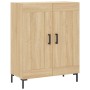 Aparador de madera de ingeniería roble Sonoma 69,5x34x90 cm de vidaXL, Aparadores - Ref: Foro24-830199, Precio: 76,39 €, Desc...