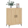 Aparador de madera de ingeniería roble Sonoma 69,5x34x90 cm de vidaXL, Aparadores - Ref: Foro24-830199, Precio: 76,39 €, Desc...