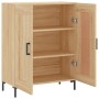 Aparador de madera de ingeniería roble Sonoma 69,5x34x90 cm de vidaXL, Aparadores - Ref: Foro24-830199, Precio: 76,39 €, Desc...