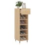 Zapatero Holzwerkstoff Sonoma Eiche 30x35x105 cm von vidaXL, Schränke und Lagerung - Ref: Foro24-829655, Preis: 40,99 €, Raba...