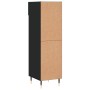 Black engineered wood shoe rack 30x35x105 cm by vidaXL, Closets and storage - Ref: Foro24-829653, Price: 41,41 €, Discount: %