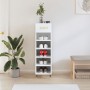 White engineered wood shoe rack 30x35x105 cm by vidaXL, Closets and storage - Ref: Foro24-829652, Price: 42,29 €, Discount: %