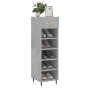 Concrete gray engineered wood shoe rack 30x35x105 cm by vidaXL, Closets and storage - Ref: Foro24-829656, Price: 38,94 €, Dis...