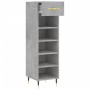 Concrete gray engineered wood shoe rack 30x35x105 cm by vidaXL, Closets and storage - Ref: Foro24-829656, Price: 38,94 €, Dis...