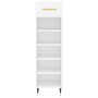 White engineered wood shoe rack 30x35x105 cm by vidaXL, Closets and storage - Ref: Foro24-829652, Price: 42,29 €, Discount: %