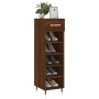 Brown oak engineered wood shoe rack 30x35x105 cm by vidaXL, Closets and storage - Ref: Foro24-829659, Price: 66,91 €, Discoun...