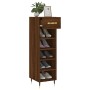 Brown oak engineered wood shoe rack 30x35x105 cm by vidaXL, Closets and storage - Ref: Foro24-829659, Price: 66,91 €, Discoun...