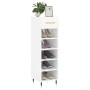 Glossy white plywood shoe cabinet 30x35x105 cm by vidaXL, Closets and storage - Ref: Foro24-829654, Price: 42,40 €, Discount: %