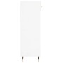 Glossy white plywood shoe cabinet 30x35x105 cm by vidaXL, Closets and storage - Ref: Foro24-829654, Price: 42,40 €, Discount: %