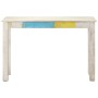 Weiße raue Mangoholz-Konsolentisch 115x35x77 cm von vidaXL, Seitentische - Ref: Foro24-323556, Preis: 109,40 €, Rabatt: %