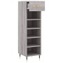 Sonoma gray engineered wood shoe rack 30x35x105 cm by vidaXL, Closets and storage - Ref: Foro24-829658, Price: 40,10 €, Disco...