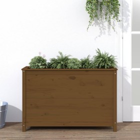 Raised garden bed pine wood honey brown 119.5x40x78cm by vidaXL, Pots and planters - Ref: Foro24-825292, Price: 114,99 €, Dis...