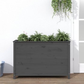 Raised garden bed solid gray pine wood 119.5x40x78cm by vidaXL, Pots and planters - Ref: Foro24-825291, Price: 157,72 €, Disc...