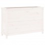 Raised garden bed in white pine wood 119.5x40x78 cm by vidaXL, Pots and planters - Ref: Foro24-825290, Price: 144,87 €, Disco...