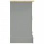 Aparador Corona madera maciza pino mexicano gris 112x43x78 cm de vidaXL, Aparadores - Ref: Foro24-355084, Precio: 233,88 €, D...