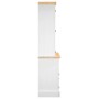 Aparador Corona madera maciza pino mexicano blanco 112x43x196cm de vidaXL, Aparadores - Ref: Foro24-355086, Precio: 515,96 €,...