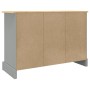 Aparador Corona madera maciza pino mexicano gris 112x43x78 cm de vidaXL, Aparadores - Ref: Foro24-355084, Precio: 233,88 €, D...