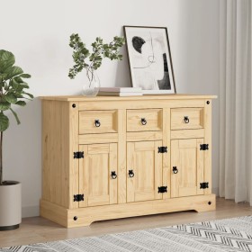 Corona sideboard solid Mexican pine wood 112x43x78 cm by vidaXL, Sideboards - Ref: Foro24-355083, Price: 244,36 €, Discount: %