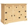 Corona sideboard solid Mexican pine wood 112x43x78 cm by vidaXL, Sideboards - Ref: Foro24-355083, Price: 244,36 €, Discount: %