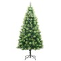 Árbol de Navidad artificial con bisagras y soporte 180 cm de vidaXL, Arboles de navidad - Ref: Foro24-356738, Precio: 93,82 €...