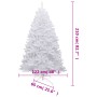 Artificial Christmas tree with hinges and flocked snow 210 cm by vidaXL, Christmas trees - Ref: Foro24-356775, Price: 192,85 ...