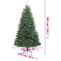 Künstlicher Weihnachtsbaum mit Scharnieren und grünem Ständer 300 cm von vidaXL, Weihnachtsbäume - Ref: Foro24-356771, Preis:...