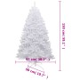 Künstlicher Weihnachtsbaum mit Scharnieren und beflocktem Schnee 150 cm von vidaXL, Weihnachtsbäume - Ref: Foro24-356773, Pre...