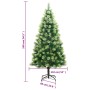 Künstlicher Weihnachtsbaum mit Scharnieren und Ständer 240 cm von vidaXL, Weihnachtsbäume - Ref: Foro24-356740, Preis: 188,93...