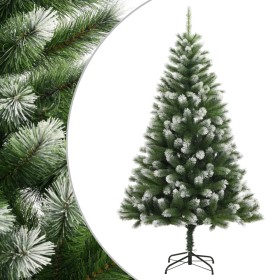 Artificial Christmas tree with hinges and flocked snow 120 cm by vidaXL, Christmas trees - Ref: Foro24-356741, Price: 61,15 €...