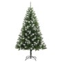 Artificial Christmas tree with hinges and flocked snow 120 cm by vidaXL, Christmas trees - Ref: Foro24-356741, Price: 61,15 €...