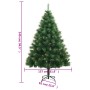 Künstlicher Weihnachtsbaum mit Scharnieren und Ständer 240 cm von vidaXL, Weihnachtsbäume - Ref: Foro24-356754, Preis: 208,99...