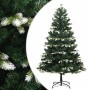 Árbol de Navidad artificial con bisagras y nieve flocada 120 cm de vidaXL, Arboles de navidad - Ref: Foro24-356755, Precio: 5...