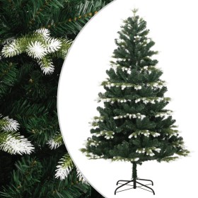 Artificial Christmas tree with hinges and flocked snow 180 cm by vidaXL, Christmas trees - Ref: Foro24-356757, Price: 93,50 €...