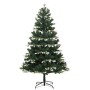 Artificial Christmas tree with hinges and flocked snow 180 cm by vidaXL, Christmas trees - Ref: Foro24-356757, Price: 93,40 €...